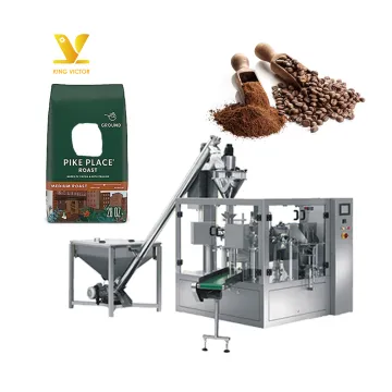Automatic 500g-5kg Doypack Pouch Coffee Powder Filling and Packaging Machine