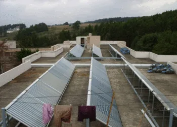 solar heating system collector