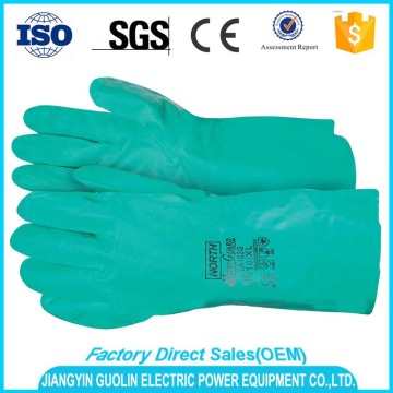 13g nitrile coated polyester gloves protective nitrile garden gloves with low price