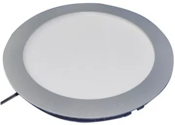 12inch Round Led Ceiling Panel Light Suspending , 5500k - 7000k