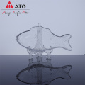 ATO Friendly Fish-Shaped glass Plates For The Festival