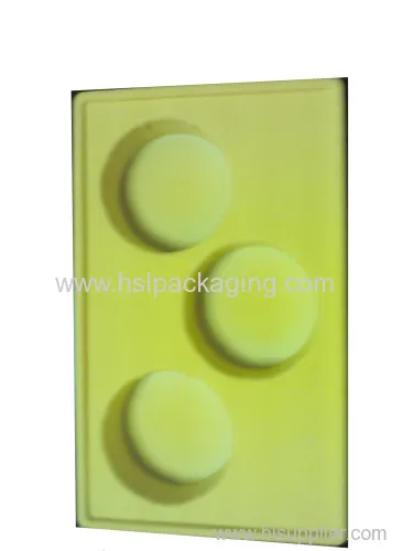 Square Plastic Flocking Tray 