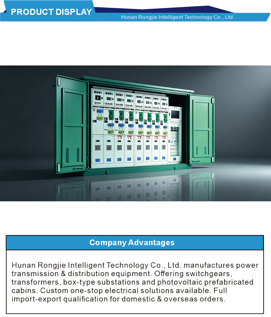 10kV Primary Secondary Integrated Ring Main Unit Two In Four Out for Smart Distribution