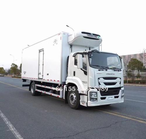 Vehículo del congelador del refrigerador isuzu 205hp