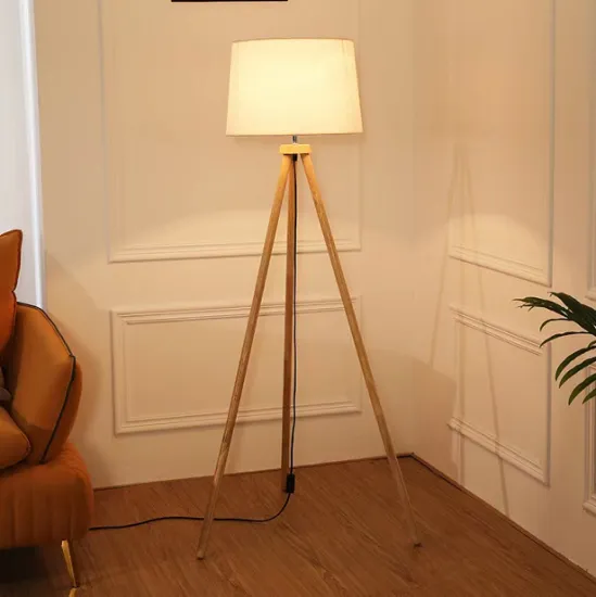 Vintage Tripod Modern Light Bulb Mid-Century Standing Floor Lamp for Bedroom and Office
