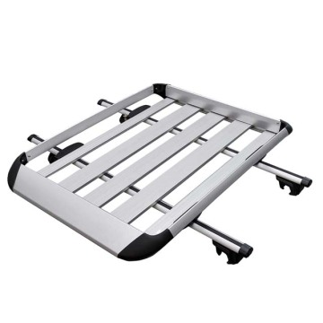 High-Quality Aluminum Alloy Silver Luggage Bracket for SUV and Off-road Cars