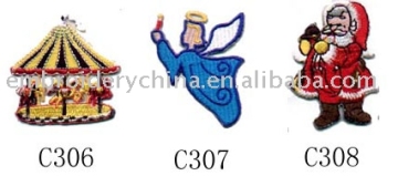 christmas applique/patch for christmas