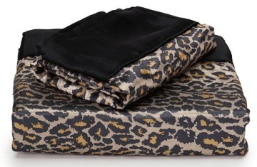 Animal Print Satin Sheet Set