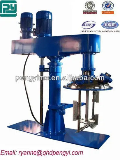 concentric double shaft mixer for paints inks resins