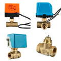 TMOK 220V Electric Valve: 1.6MPa DN15-32 Two-way & Three-way Brass Electric Check Valve