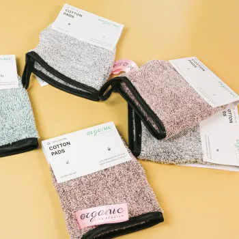 Bamboo Fiber Facial Makeup Remover Pads & Exfoliating Gloves