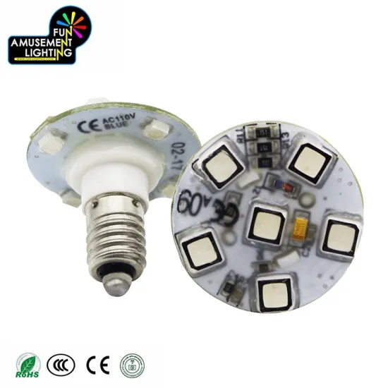 Preprogrammed SMD 5050 E10 AC24V RGB LED Light for Cabochon