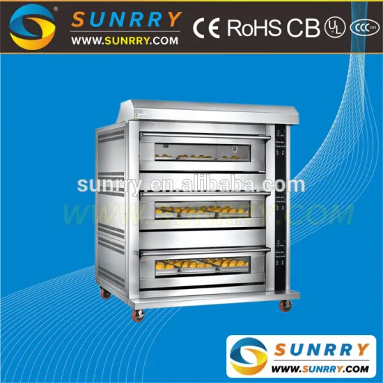 Multifunctional separable electric 3 decks bakery deck oven
