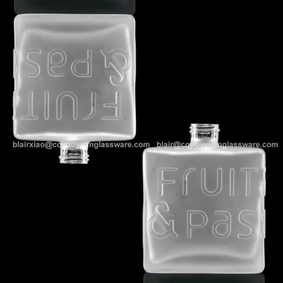 Frost 250ML Glass Shampoo Bottle Custom 250ML Hand Soap Glass Bottle