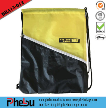 Large cheap drawstring gift bag(DRA15-012)