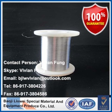 high quality nickel wire ultra thin from baoji liuwei