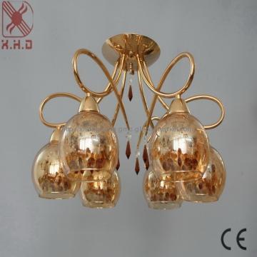 Flourescent Ceiling Crystal Chandelier