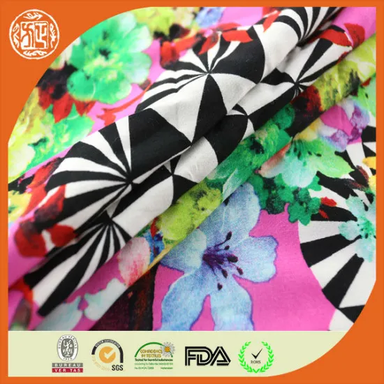 2015 new fashion 3D printed fabric