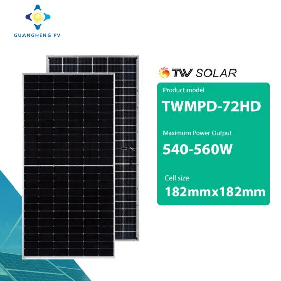 TW Solar Panels: 540W to 560W MBB Mono PERC Photovoltaic Modules by Tongwei