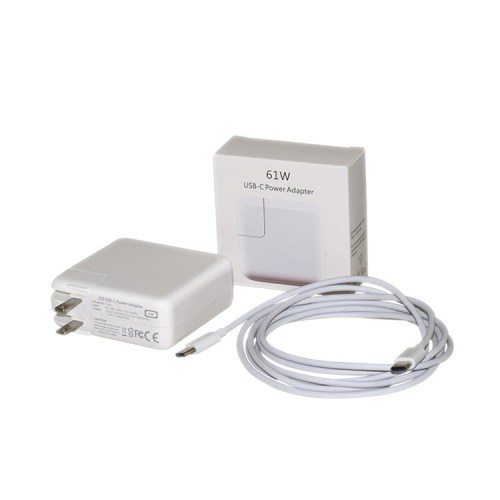 Adaptador de corrente alternada tipo c de 61w para macbook