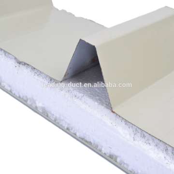 light steel color corrugated EPS sandwich panel