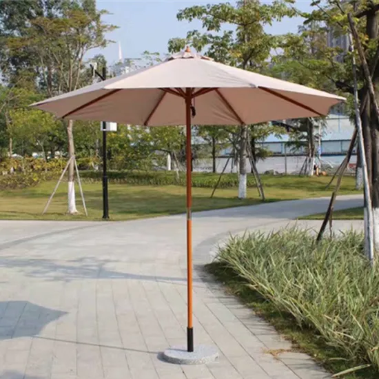 FEAMONT Modern Garden Big Size Center Pole Parasol
