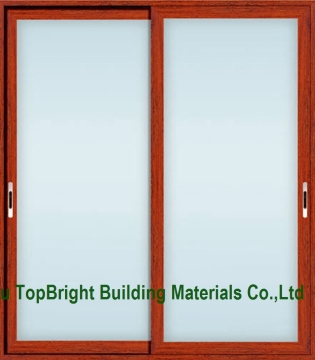 Interior Aluminum Sliding Glass Door with Electric Blinds/Manual Blinds