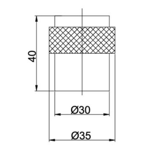 Винт фиксация дверной остановки из нержавеющей стали