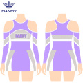 Nouveaux uniformes de cheerleading élégants à épaules dénudées