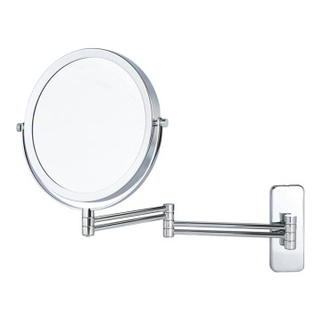Adjustable round double vanity mirror
