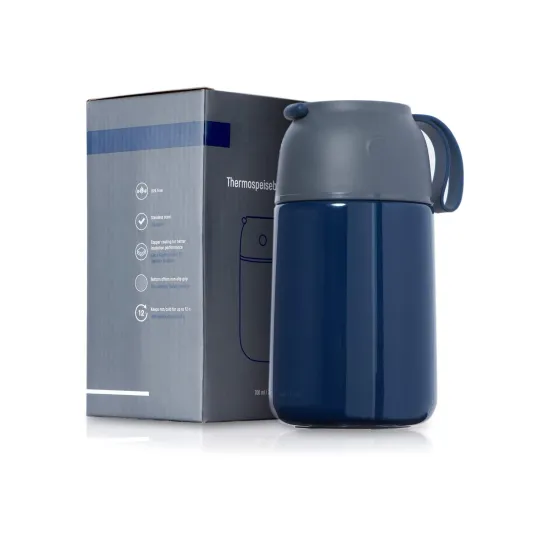 Double-Walled Vacuum Insulated Thermal Containers: 450ml and 650ml Stainless Steel Warming Containers