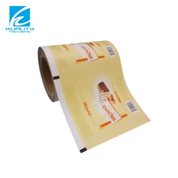 Custom Sealing Packaging Aluminum Foil Food Grade Plastic Roll for Snack Pouch Film
