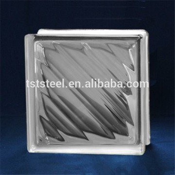 Hollow decorative glass block bricks White series