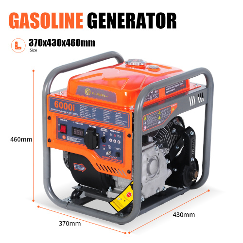 Generador inversor de gasolina de marco abierto de 4,5 kW 60 Hz