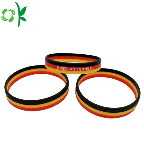 Indah Desain Press Layer Printed Logo Silicone Bands