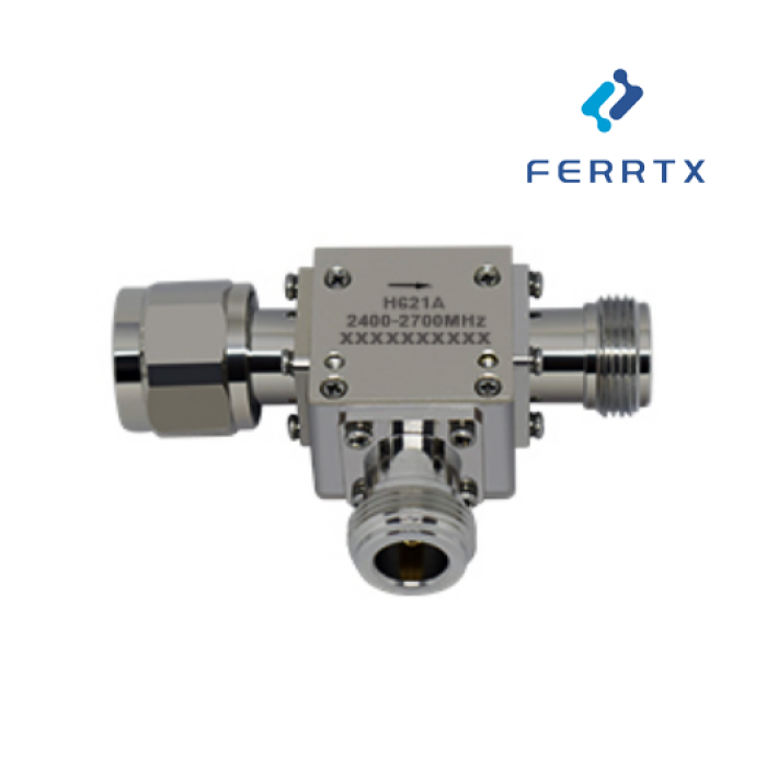 Circulador de linha coaxial