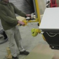 55 KG Metal Enclosure Box Handling in Workshop