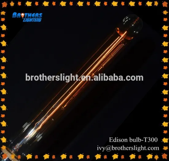 Tube pipe lamp bulb retro/vintage wedding decoration light bulb 40w/60w edison style light bulb