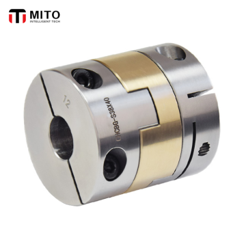 Oldham Coupling (OLHAM) for Servo Motor: Bronze Clamp Type Coupler CHCBG-S and Rigid Clamp Shaft Coupler Mechanism