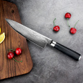 Cuchillo de cocina Damascus con cuchilla de espejo de 67 capas