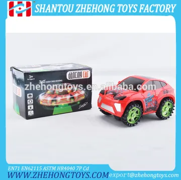 360 Degree Rotation RC Stunt Dancing Car With 3D Light&Music For Kids Gift