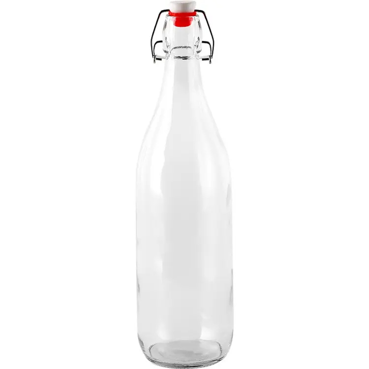 750ml Round Swing Top Glass Beverage Bottle5 Png