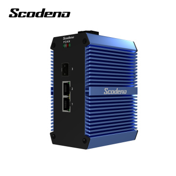 IP50 1 Fiber 10/100/1000M Gigabit 2 Port RJ45 ports For surveillance IP Camera Industrial PoE Switch