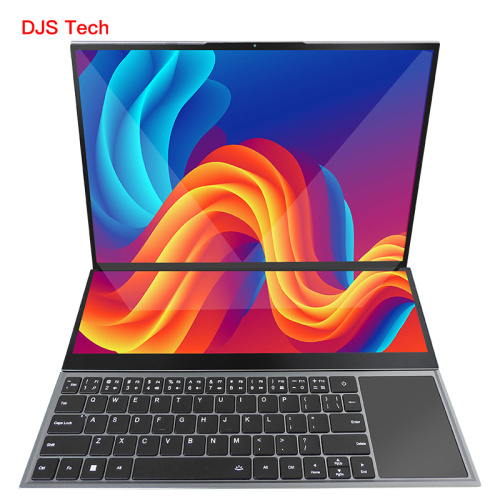 1614 inch independent work dual screen laptop