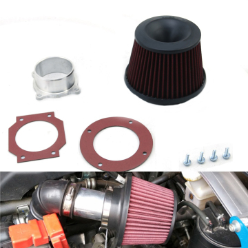 Universal 75mm Dual Funnel Adapter for Car Air Filter