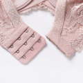 Nova tendência feminina em estoque: sutiã de renda com aros e calcinha de lingerie transparente