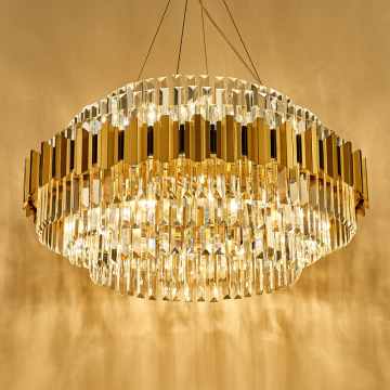 LEDER Crystal Brass Chandelier Lightings