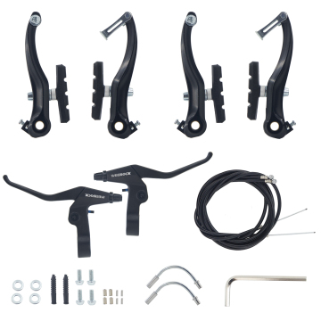 WEEROCK Bicycle Aluminum V Brake Set - Alloy Levers & Cables for MTB