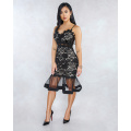 Women'S Lace Mermaid Skirt Sheer Dress