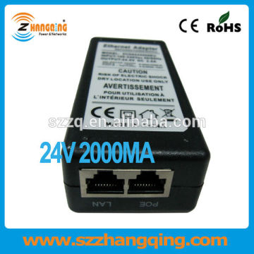 POE Injector Adapter 24V 2000mA
